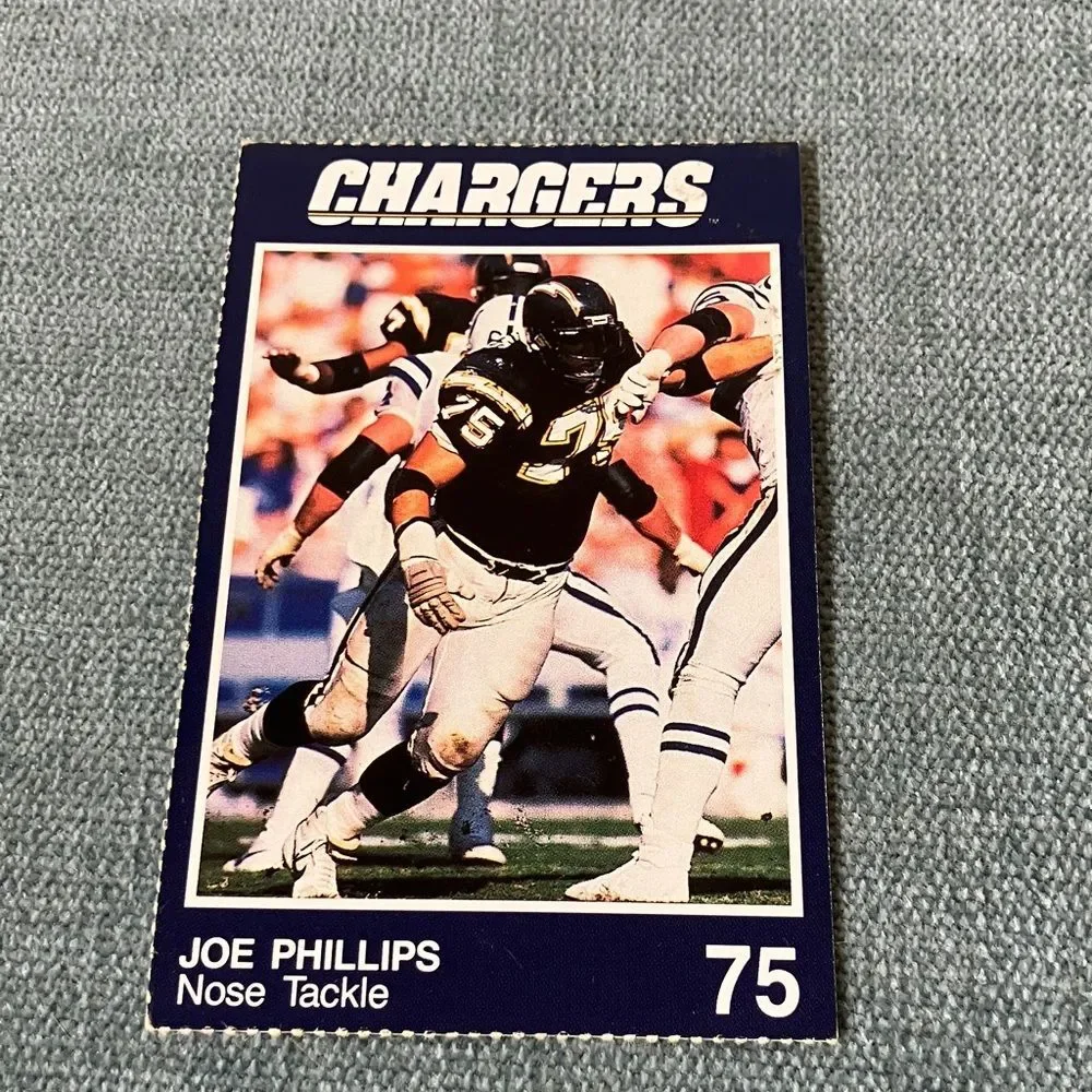 Chargers NFL Football Trading Card Football Card